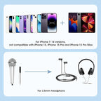 Mini Microphone for iPhone iPad Small ASMR Tiny Microphone for Voice Video - Image 3