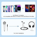 Mini Microphone for iPhone iPad Small ASMR Tiny Microphone for Voice Video - Image 3