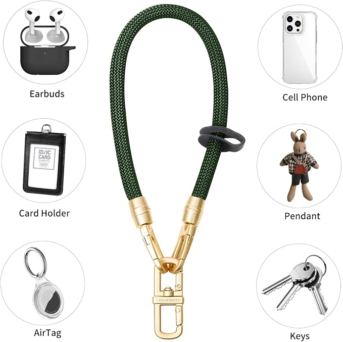 Universal Cell Phone Lanyard Wrist Strap, Phone Bracelet Strap, Phone Charms - Image 6
