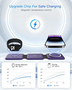 Charging Station for Mag Safe Apple - 3 in 1 Magnetic Foldable Wireless Charger - Image 8