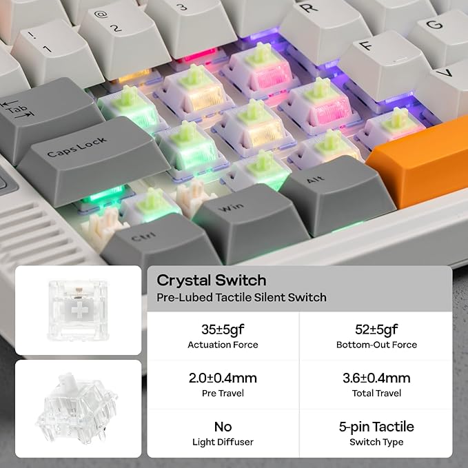 EPOMAKER RT85 Wireless Mechanical Keyboard - Image 7