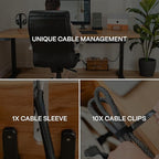 Extra Large Cable Management Box, Wood Cord Hider Box & Organizer - Image 4
