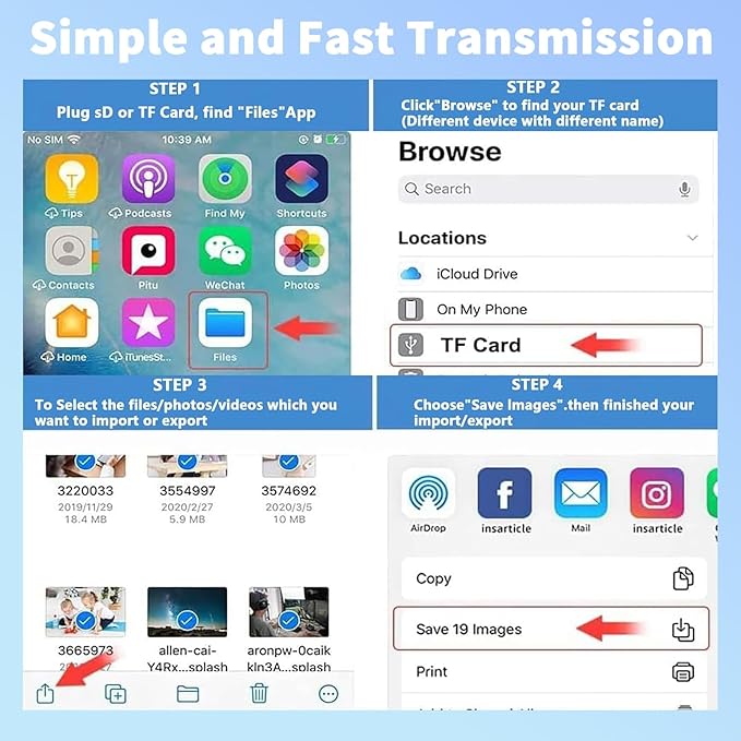 Lightning and USB C SD Card Reader - Image 8