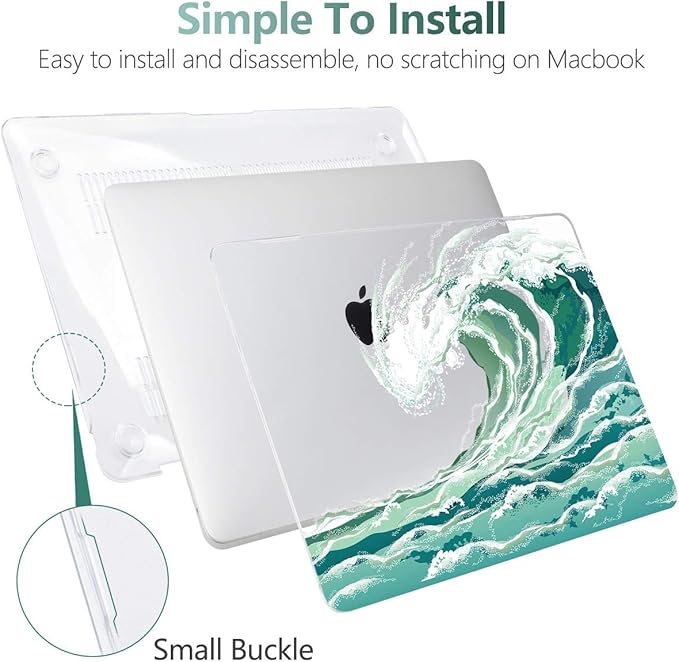 Batianda Case for MacBook Air 13 Inch M1 2020 2019 2018 Release Model A2337 - Image 5