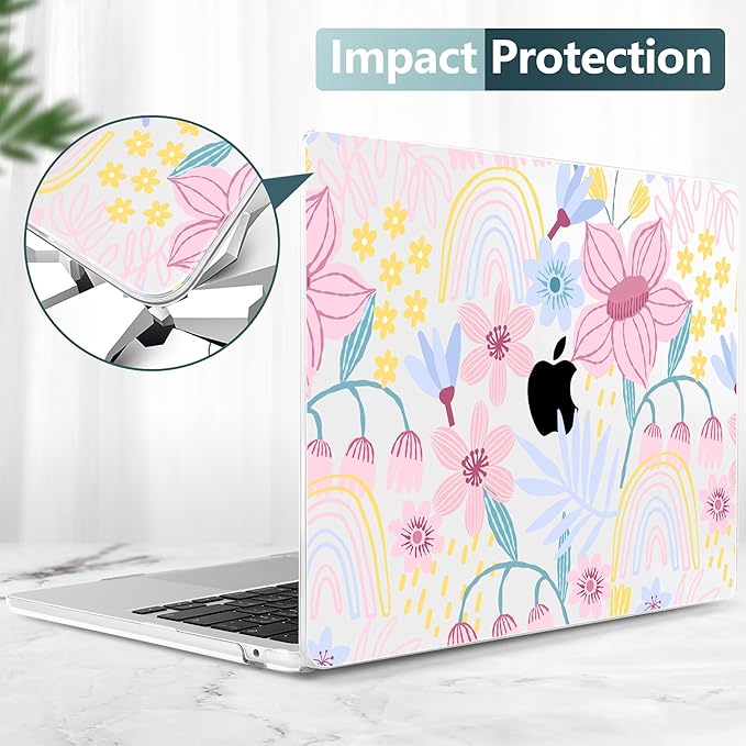 TWOLSKOO Compatible with M4 MacBook Air 15 inch Case 2025-2023 Released Model - Image 6