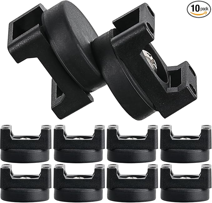 Yookeer Magnetic Zip Tie Mount Base Black Magnetic Cable Clips Wire Holder by Yookeer
