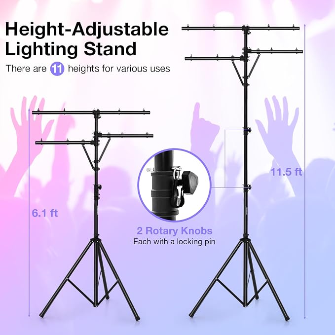 DJ Light Stand, Tripod Lighting Stand - Image 3