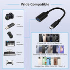 USB C to USB 3.0 Adapter, USB C Android Adapter Male to USB A Female OTG On The - Image 7