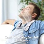 AMACOOL Bladeless Neck Fan Portable Personal Fan 5000mAh Rechargeable Battery - Image 3