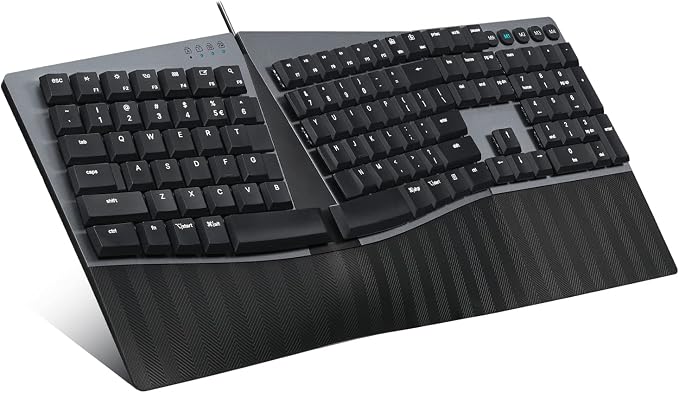 Perixx PERIBOARD-535BR Wired Ergonomic Mechanical Split Keyboard - Image 4