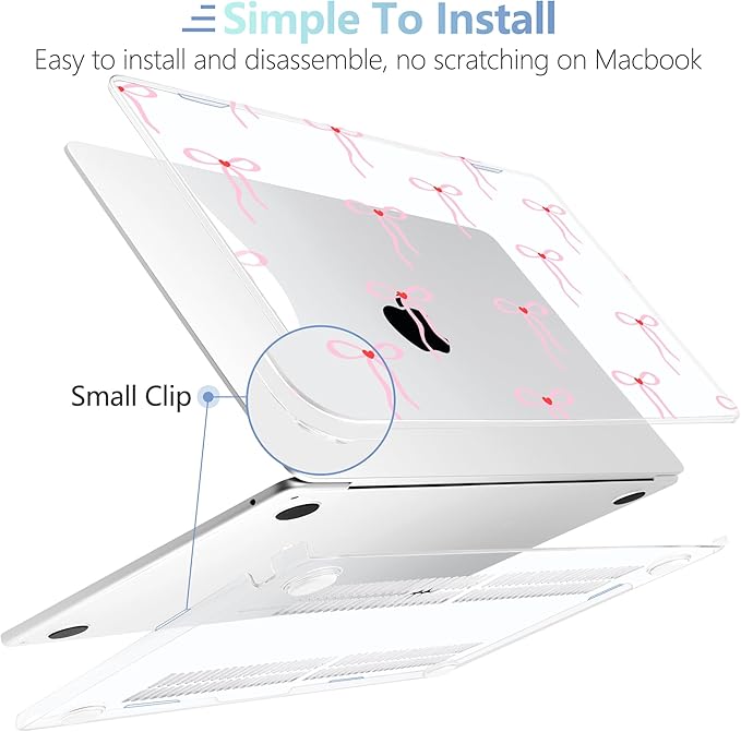 MEEgoodo Case for M4/M3/M2 MacBook Air 13.6 inch Case 2025 2024 2022, Fit Model - Image 5