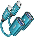 JSAUX USB C to USB 3.0 Adapter, Type C Male to USB Female OTG Cable Compatible by JSAUX