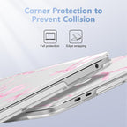 Case for MacBook Pro 13 inch with/Without Touch Bar, Hard Shell + Keyboard - Image 3