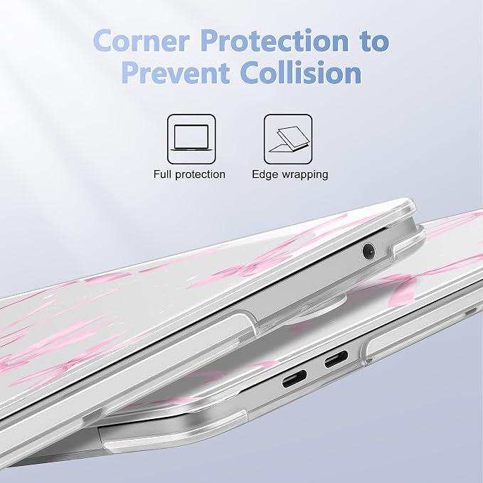 Case for MacBook Pro 13 inch with/Without Touch Bar, Hard Shell + Keyboard - Image 3