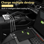 200W Car Power Inverter, PiSFAU DC 12V to 110V AC Car Plug Adapter Outlet - Image 2