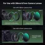 APEXEL CPL Filter 67mm Circular Polarizer Polarizing Filter - Image 9
