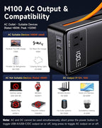 Portable Power Station 99.9Wh Power Bank - Image 6