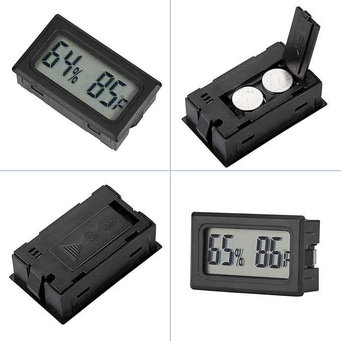 4-Pack Mini Digital Temperature Humidity Meters Gauge Indoor Thermometer - Image 5