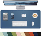 PULeather Non-Slip Desk Mat, Large Mouse Pad & Laptop Desk Pad by cebowa