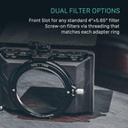 Tilta Mini Matte Box | 15mm Rod Adapter & 4 Lens Adapters | Lightweight | - Image 4