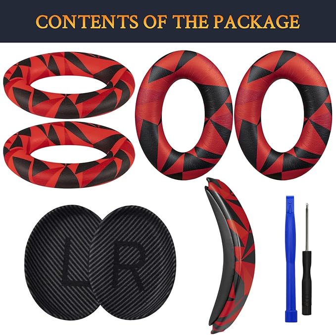 SOULWIT Ear Pads Cushions + Headband + Silicone Earpads Cover Protector - Image 4