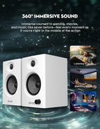 OHAYO 60W Computer Speakers for Gaming and Music, Active Bluetooth 5.3 - Image 5