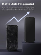 2 Pack Matte Screen Protector for iPhone 15-6.1 inch, Anti-Fingerprint & - Image 3
