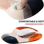 JIKIOU Mouse Pad, 2 Pack Ergonomic Mouse Pads - Image 4