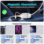 AICase Magnetic Charging Cable, Type C to Type C Super Organized Charging - Image 7