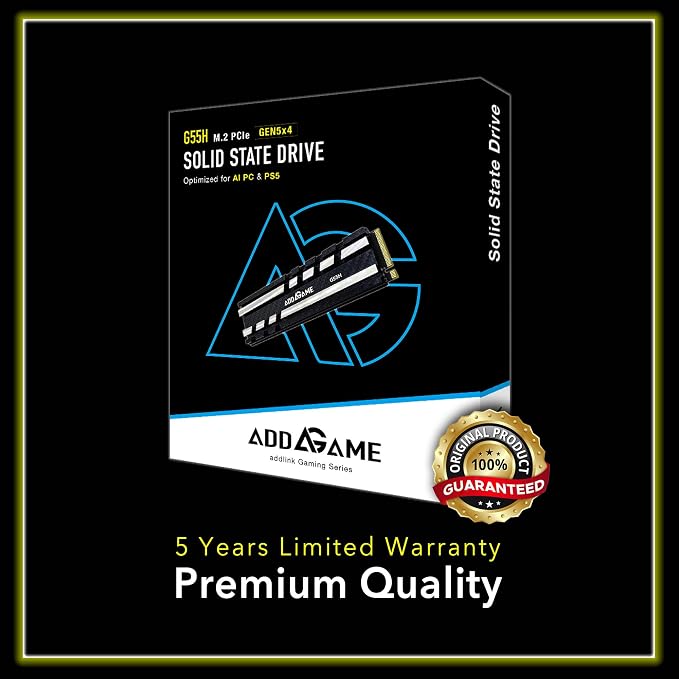 Addlink G55H 1TB PCIe 5.0 Gen5 NVMe M.2 SSD - Image 7