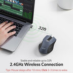 acer Wireless Mouse for Laptop, 2.4GHz Computer Mouse 3 Adjustable DPI Office - Image 2
