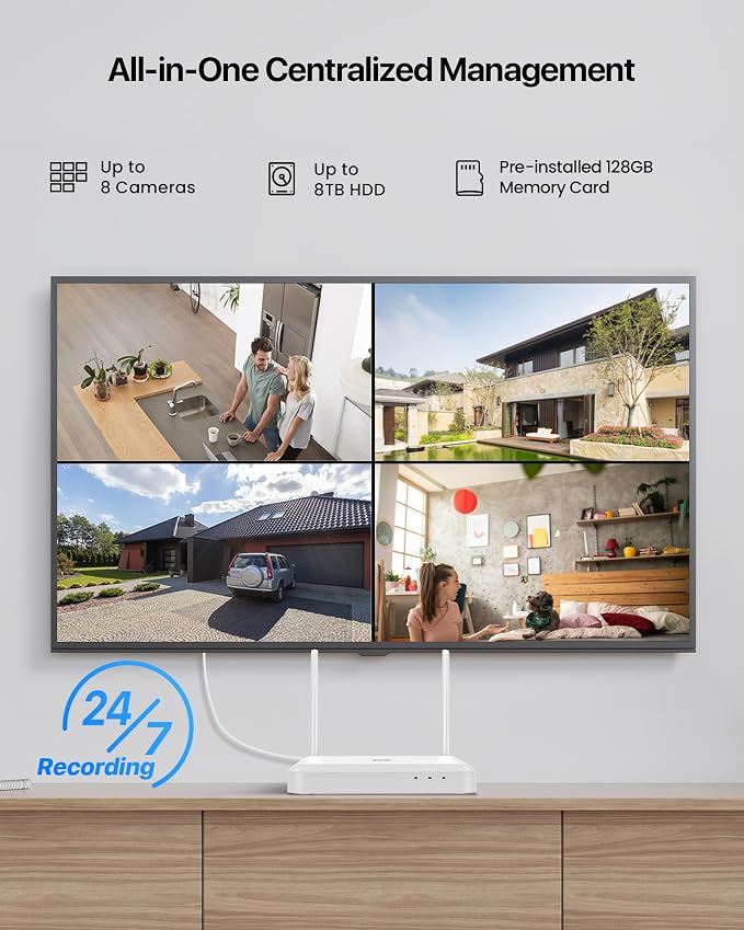 ZOSI 8 Channel 3K Wi-Fi 6 Security Camera System - Image 6