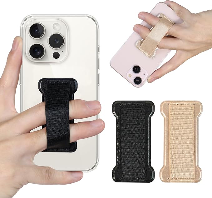 Cell Phone Finger Grip Strap Holder by WUOJI