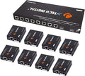 J-Tech Digital JTDHDEX1x8 ProAV Premium Quality 1X8 HDMI Extender/HDMI by J-TechDigital