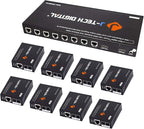 J-Tech Digital JTDHDEX1x8 ProAV Premium Quality 1X8 HDMI Extender/HDMI by J-TechDigital
