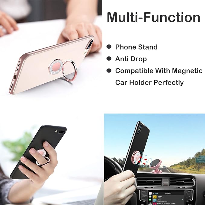 Cell Phone Ring Holder Stand, Cell Phone Grip Holder, Adhesive Phone Grip - Image 6