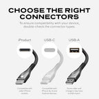 Statik MagStack USB A to iPhone Cable MFi Certified, Clutter-Free Magnetic - Image 6