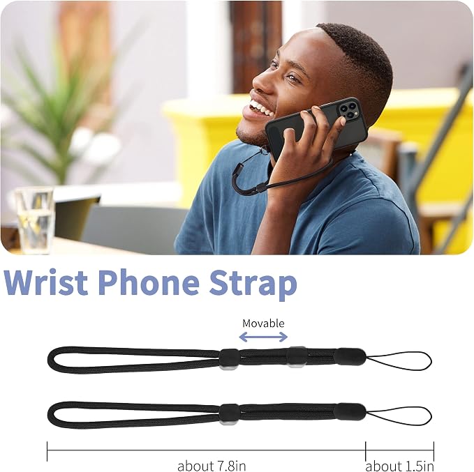CACOE Cell Phone Lanyard 2 Pcs-1 Pcs Adjustable Neck Strap, Universal Crossbody - Image 8