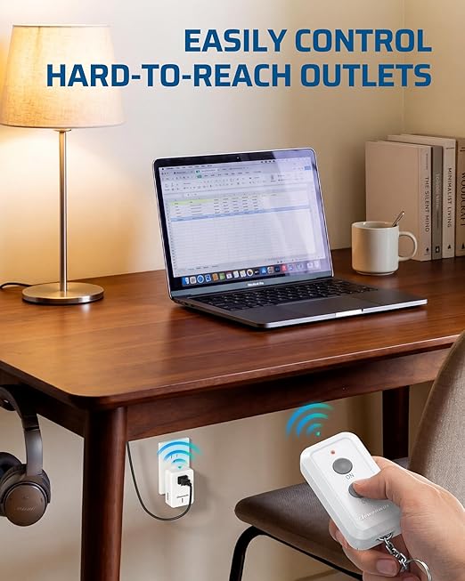 DEWENWILS Indoor Remote Control Outlet, Expandable Remote Light Switch Kit - Image 8