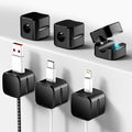 SaiTech IT Pack of 6 Magnetic Cable Clips, Cord Organizer Holder, by SaiTechIT