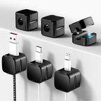 SaiTech IT Pack of 6 Magnetic Cable Clips, Cord Organizer Holder, by SaiTechIT