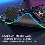 KTRIO RGB Large Gaming Mouse Pad Desk Mat, Superior Micro-Weave Cloth, Non-Slip - Image 4