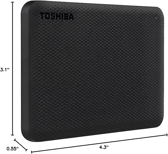 Toshiba Canvio Advance 2TB Portable External Hard Drive USB 3.0 - Image 4