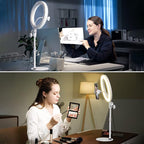 Desktop Ring Light with Stand and Phone Holder, Zoom Lighting - Image 3