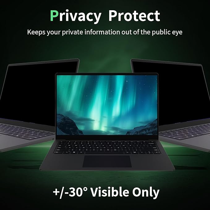 Laptop Privacy Screen 14 Inch, Laptop Screen Privacy Shield 16:9 Aspect Ratio - Image 3