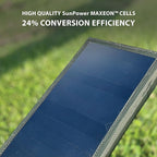ELECOM NESTOUT Portable Solar Panel, Dual USB-A Ports, 28W Power Generation - Image 2