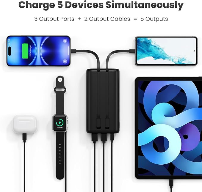 Portable Charger 40, 800mAh Power Bank 25W Portable Battery Pack - Image 3