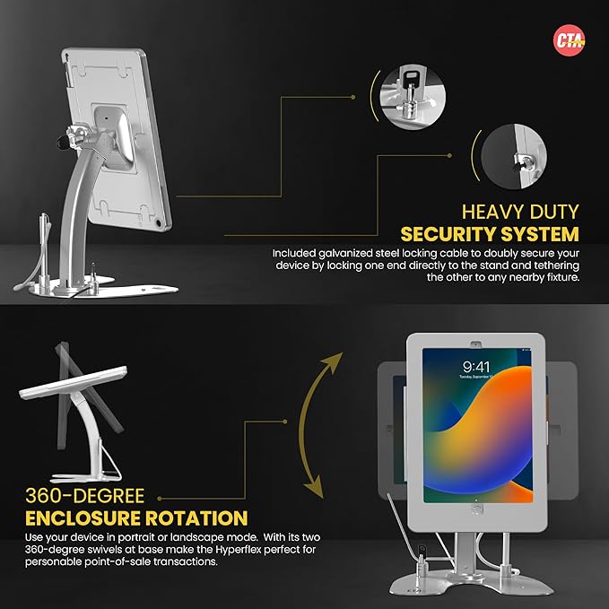 Dual Kiosk Stand – CTA Dual Security Kiosk Stand - Image 3