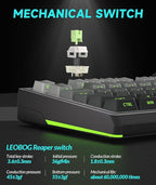 KI99 Pro 96% Wireless Mechanical Keyboard, RGB Gaming Keyboard, Hot-Swappable - Image 5