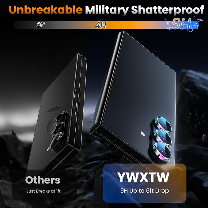 YWXTW for Samsung Galaxy Z Fold 7 Camera Lens Protector, Individual Anti - Image 3